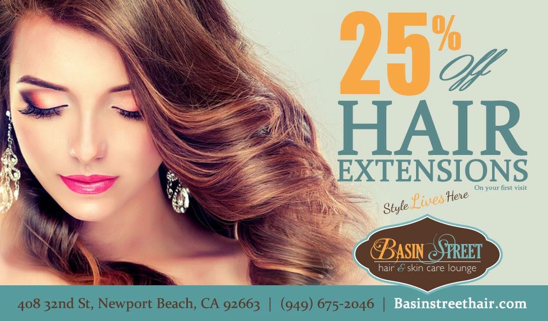 25% off Hair Extension On Your First Visit